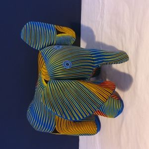 HANDMADE by: Lydia's Mission in South Africa-Stuffed Elephant